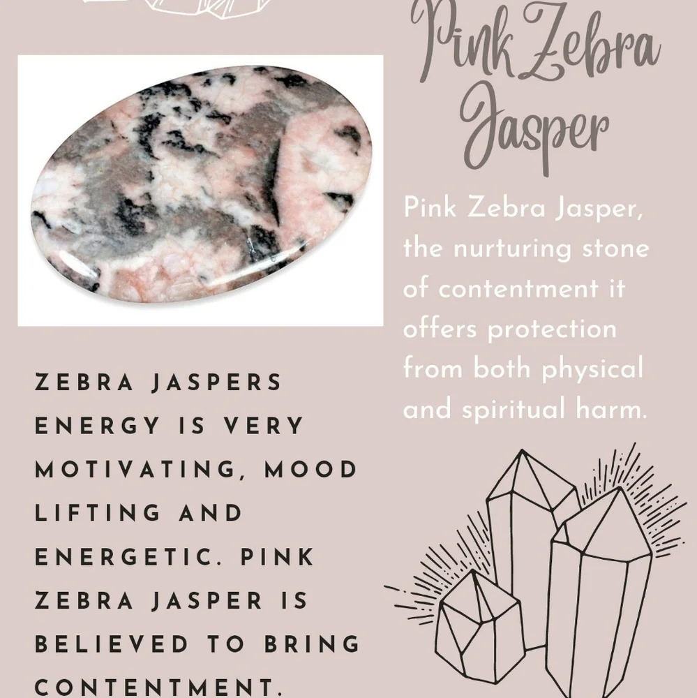 Marbled Leaf Stone Decor in Gray Pink Black & White NEW